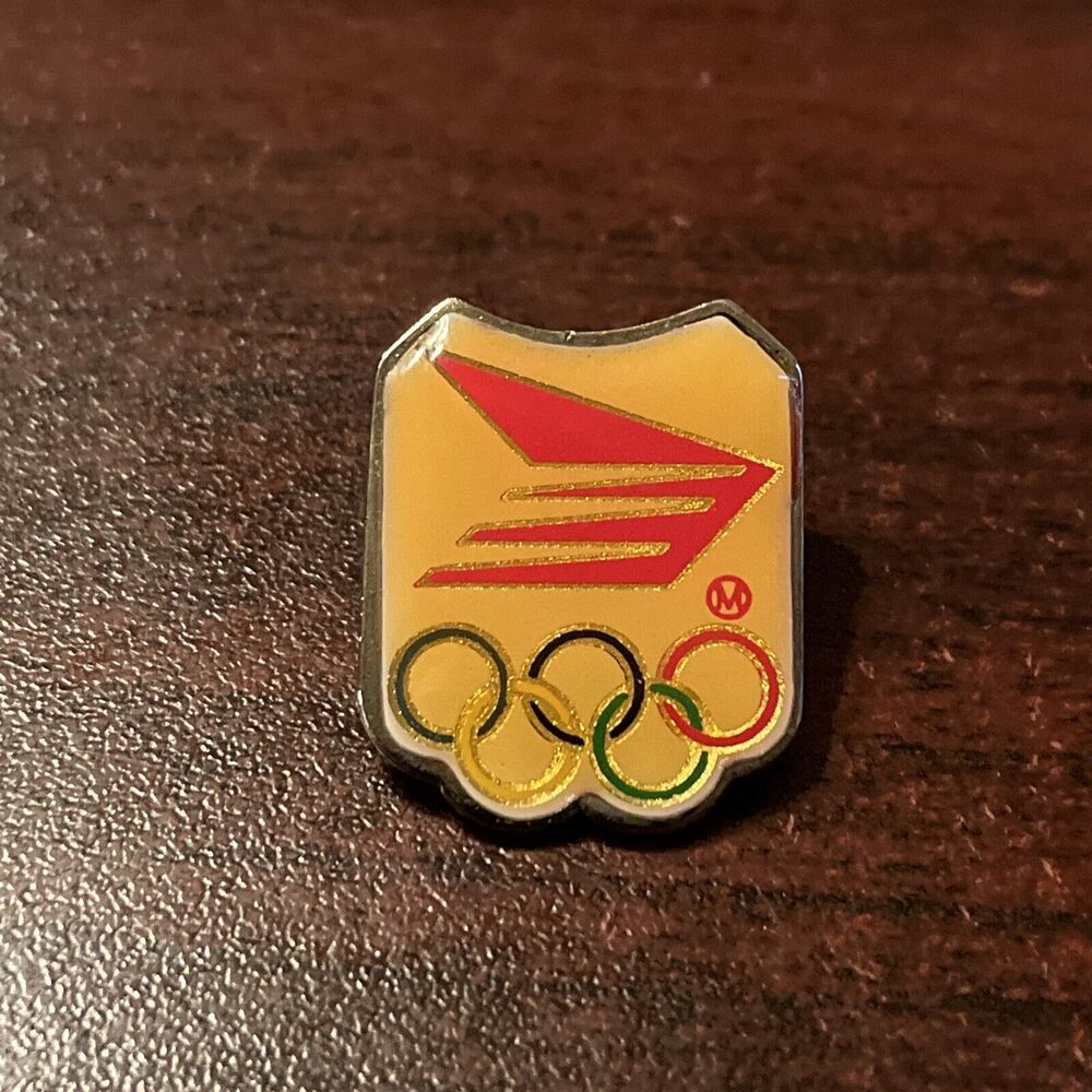 Canada Post Mail Service Olympic Rings Lapel Hat Pin